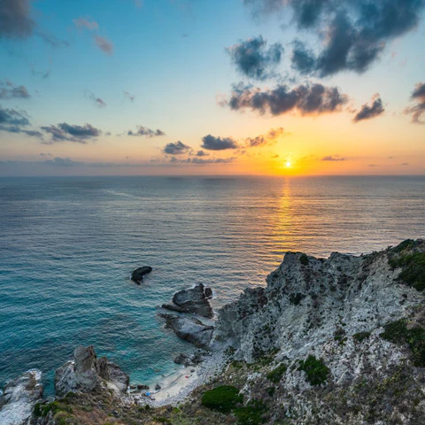 Sunrise on Large body of water