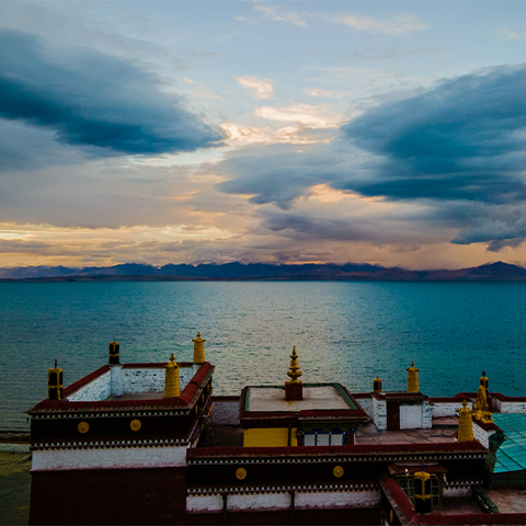 Tall Snowy mountain tops